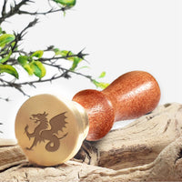 Medieval Masonic & Mystical Wax Seal Stamps with Rosewood Handle - Multiple Design Options - Nostalgic Impressions