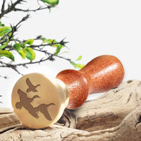 Design Wax Seal Stamp - Animals - Ducks Flying