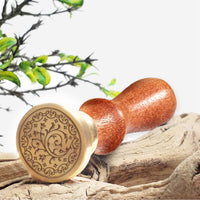 Botanicals Flowers & Trees Wax Seal Stamps with Rosewood Handle - Multiple Design Options - Nostalgic Impressions