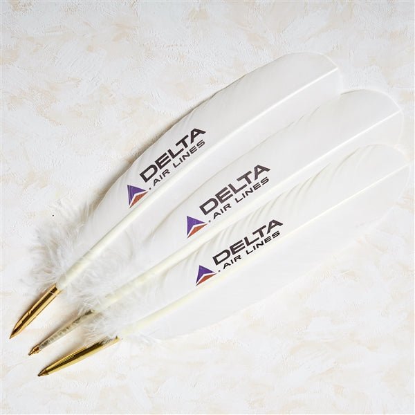 Promotional Ballpoint Feather Pen with Custom Logo or Personalization - Nostalgic Impressions