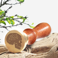 Dragon Skulls & Pirates Wax Seal Stamps with Rosewood Handle - Multiple Design Options - Nostalgic Impressions