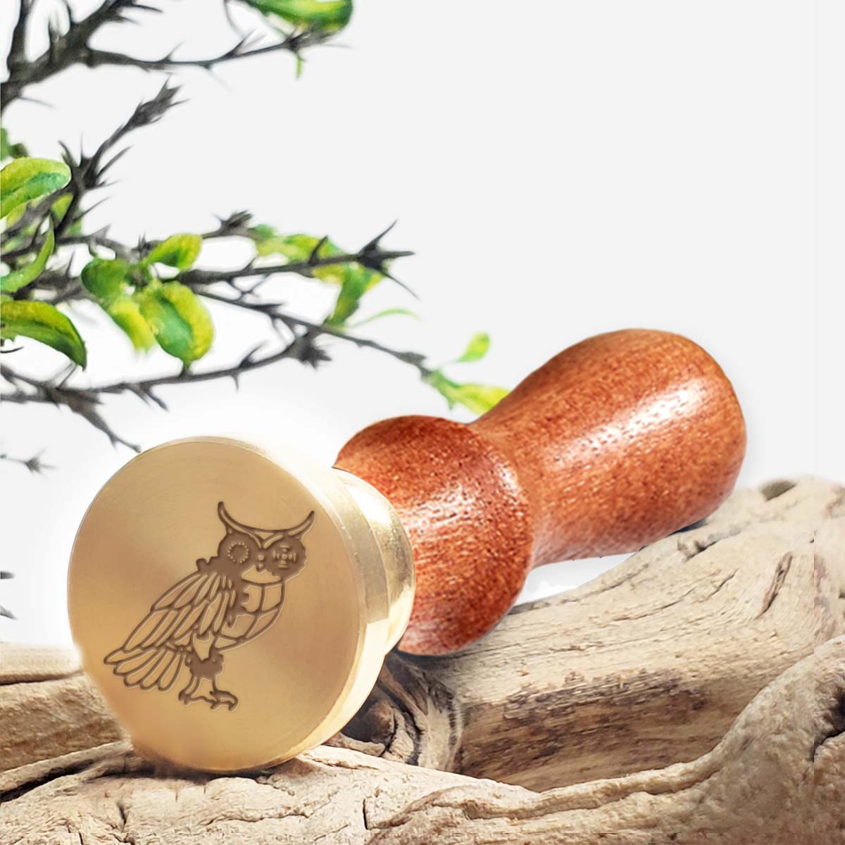 Design Wax Seal Stamp - Animals - Steampunk Owl