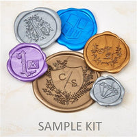 Self Adhesive Wax Seals Samples - Nostalgic Impressions