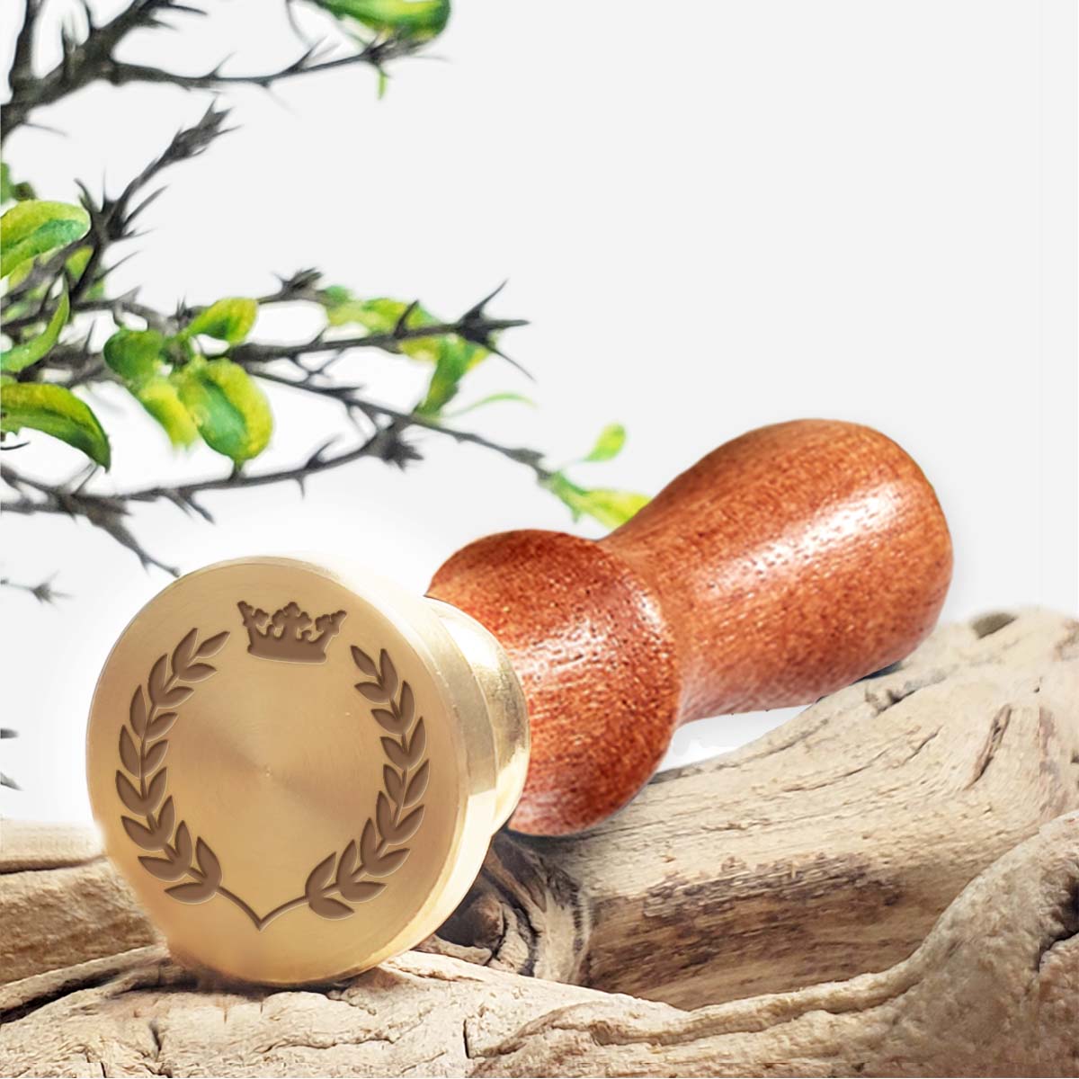 Borders Wax Seal Stamps with Rosewood Handle - Multiple Design Options - Nostalgic Impressions
