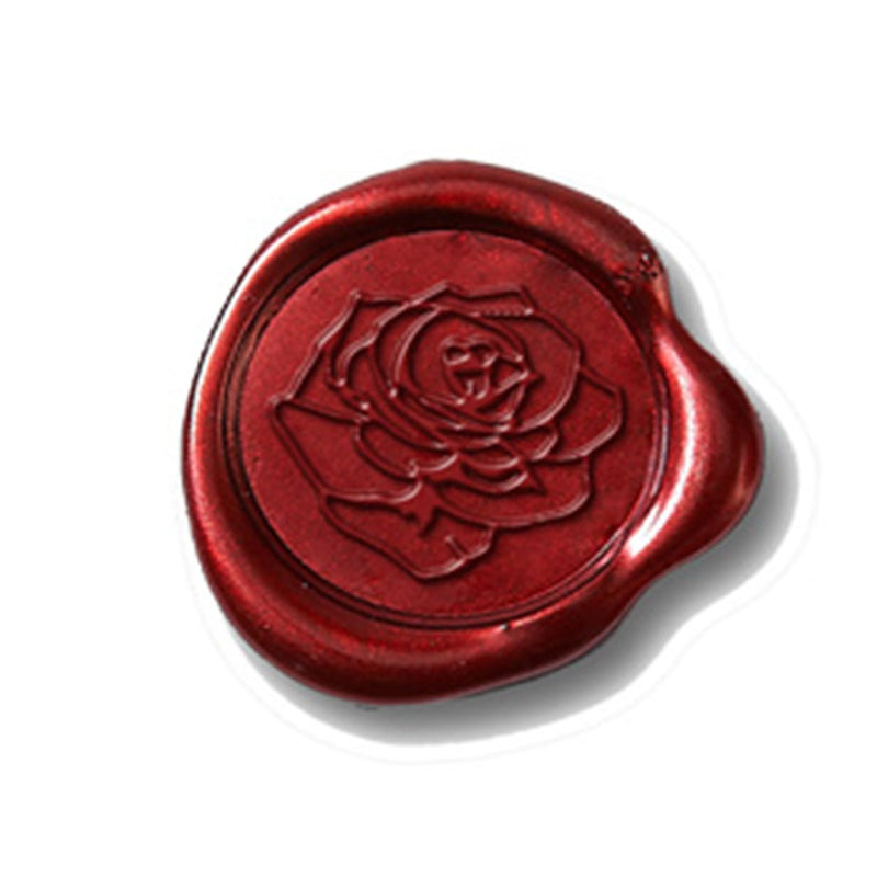 Vintage Rose Wedding Motif Adhesive Wax Seals #5062 - Nostalgic Impressions