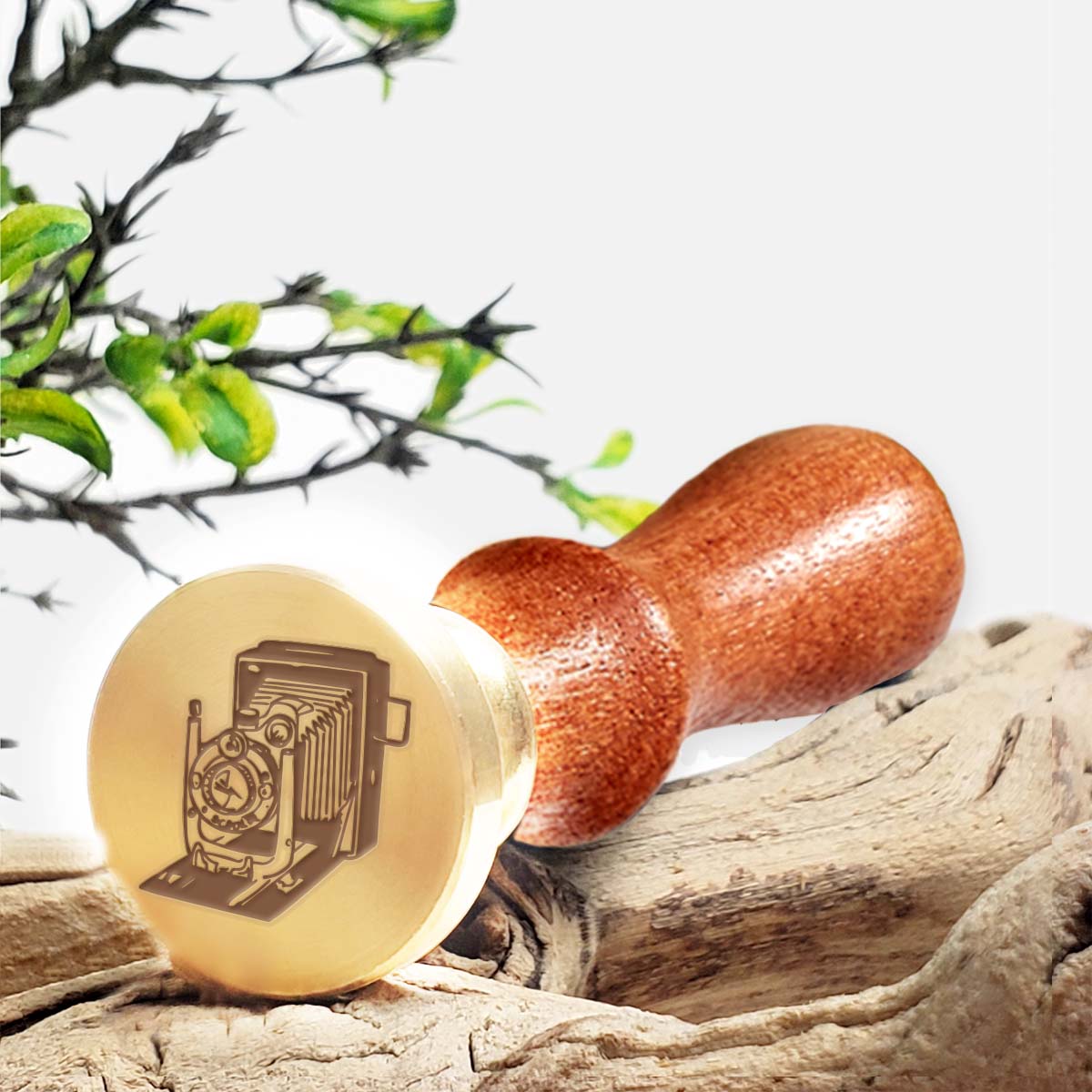 Vintage Art Wax Seal Stamps with Rosewood Handle - Multiple Design Options - Nostalgic Impressions