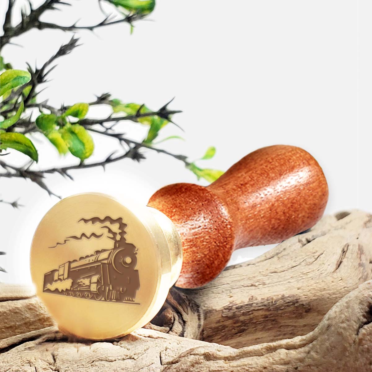 Vintage Art Wax Seal Stamps with Rosewood Handle - Multiple Design Options - Nostalgic Impressions