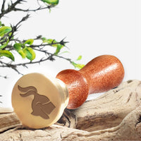 Regal Crowns & Fleurs Wax Seal Stamps with Rosewood Handle - Multiple Design Options - Nostalgic Impressions