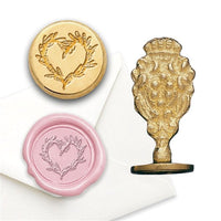 Branch Heart Wax Seal Stamp - Nostalgic Impressions