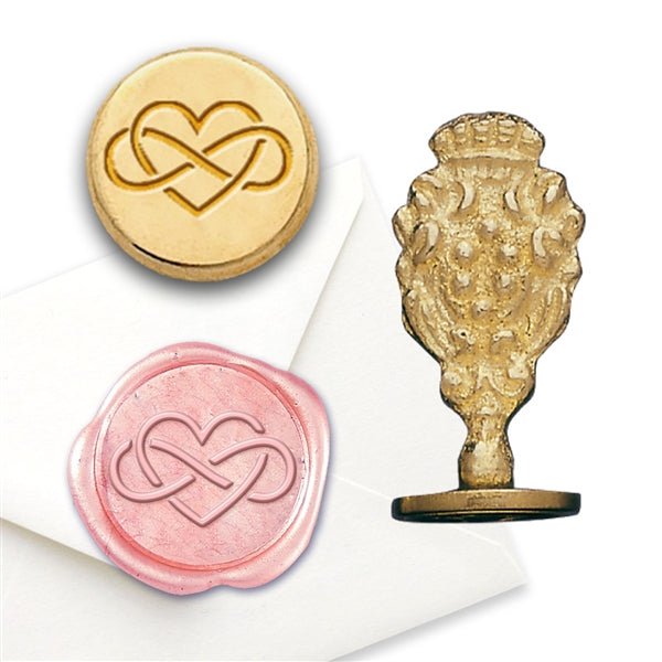 Infinity Heart Wax Seal Stamp - Nostalgic Impressions