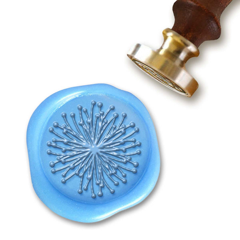 Dandelion Wedding Wax Seal Stamp with choice of Handle #7104 - Nostalgic Impressions
