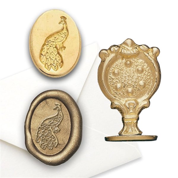 Peacock Wax Seal Stamp - Nostalgic Impressions
