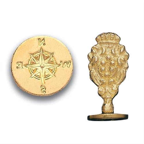 Compass Wax Seal Stamp - Nostalgic Impressions