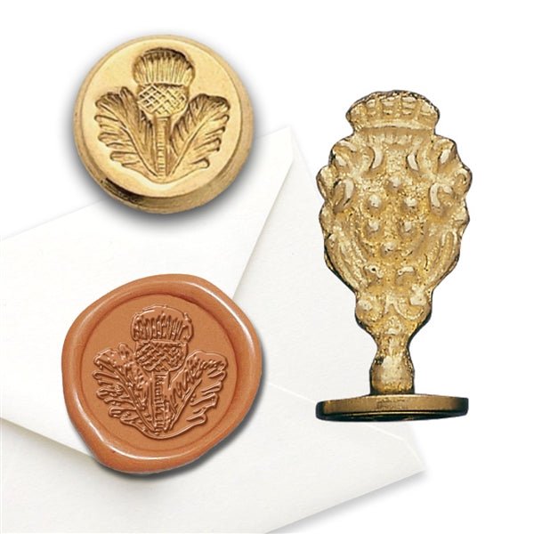 Scottish Thistle Wax Seal Stamp - Nostalgic Impressions