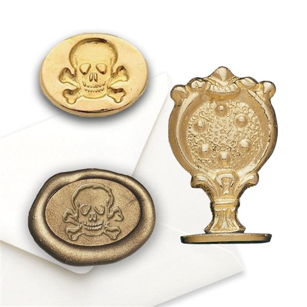 Skull & Crossbones Wax Seal Stamp - Nostalgic Impressions