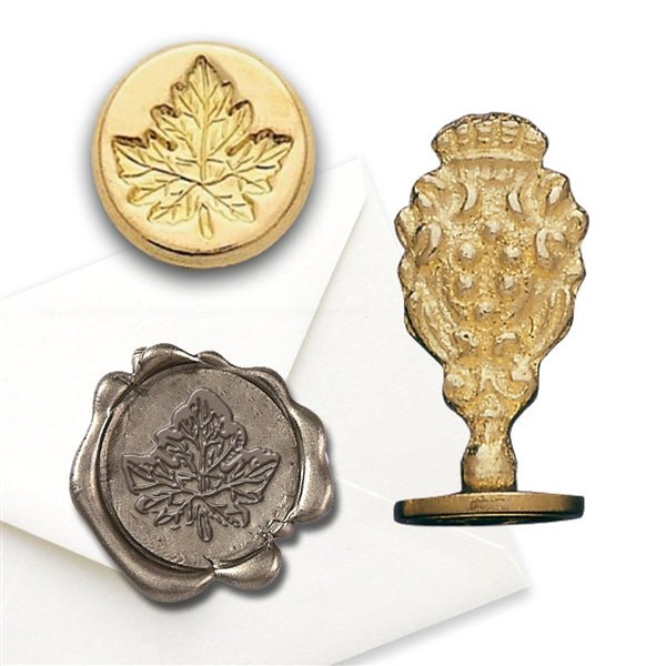 Maple Leaf Wax Seal Stamp - Nostalgic Impressions