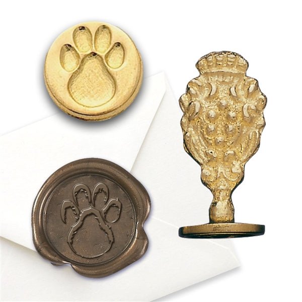 Paw Print Wax Seal Stamp - Nostalgic Impressions