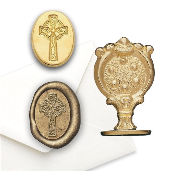 Celtic Cross Wax Seal Stamp - Nostalgic Impressions
