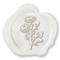 Chamomile Wedding Motif Adhesive Wax Seals #8506 - Nostalgic Impressions