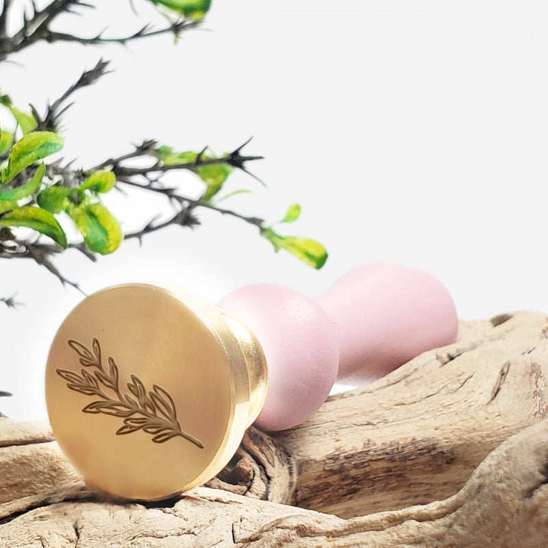 Rosemary Wedding Wax Seal Stamp with choice of Handle #8508 - Nostalgic Impressions