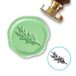 Rosemary Wedding Wax Seal Stamp with choice of Handle #8508 - Nostalgic Impressions