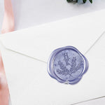 Prestige Wedding Monogram Adhesive Wax Seals #8709 Bundle with Stamp - Nostalgic Impressions
