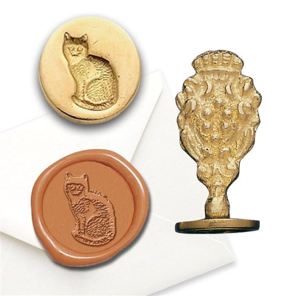 Cat Wax Seal Stamp - Nostalgic Impressions