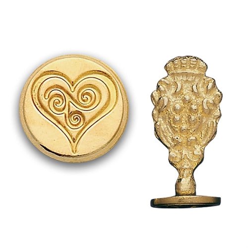 Heart Swirl Wax Seal Stamp - Nostalgic Impressions