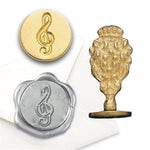 Music Symbol Wax Seal Stamp - Nostalgic Impressions