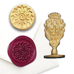Mehndi Flower Wax Seal Stamp - Nostalgic Impressions
