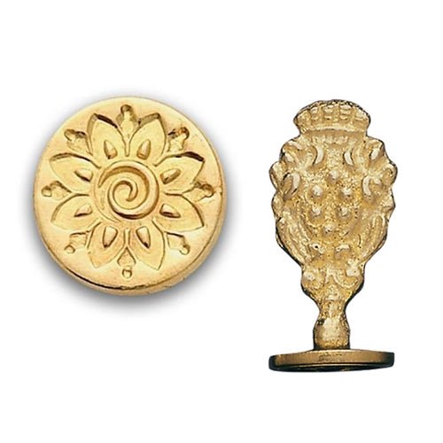 Mehndi Flower Wax Seal Stamp - Nostalgic Impressions