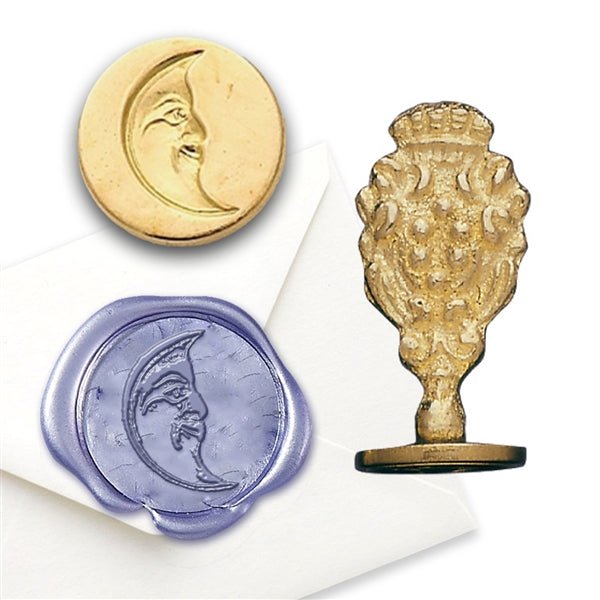 Moon Wax Seal Stamp - Nostalgic Impressions