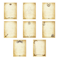 Parchment Stationery Vintage Design Boxed Gift Set -20/10 with Personalization option - Nostalgic Impressions
