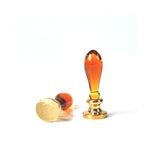 Teardrop Murano Glass Wax Seal Handles - 2 1/4" Tall - Nostalgic Impressions