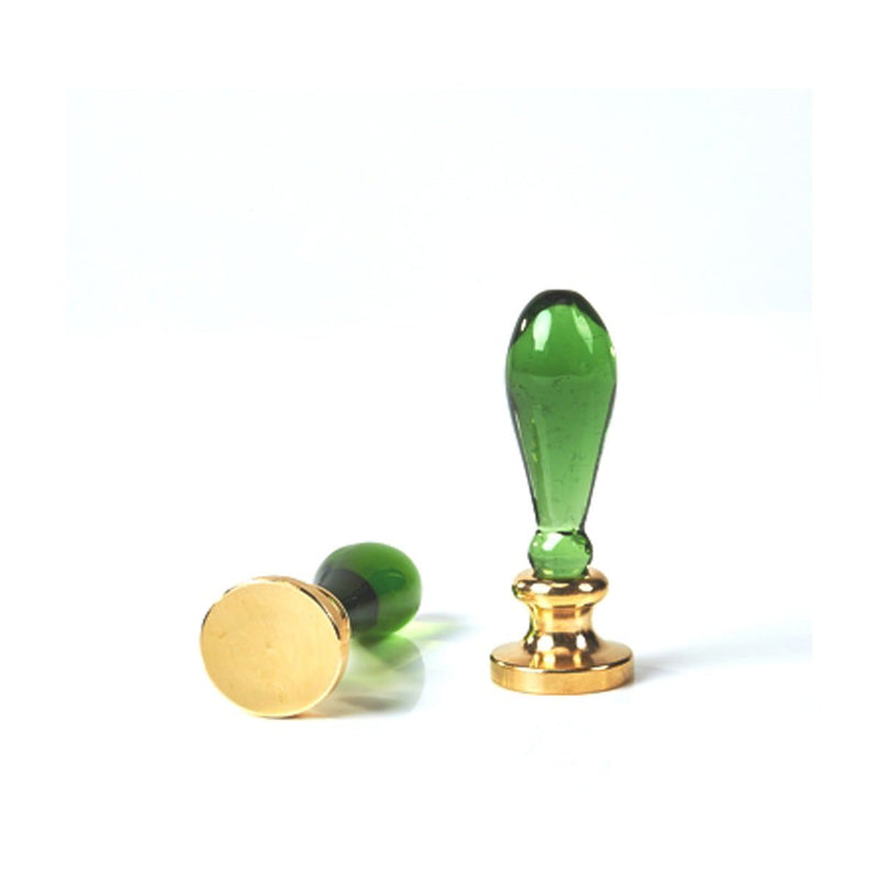 Teardrop Murano Glass Wax Seal Handles - 2 1/4" Tall - Nostalgic Impressions
