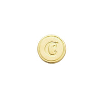Brass Cerif Initial Wax Seal Stamp Gift Set kit with Gold Sealing Wax - Nostalgic Impressions