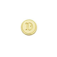 Brass Cerif Initial Wax Seal Stamp Gift Set kit with Gold Sealing Wax - Nostalgic Impressions