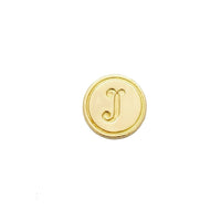 Brass Cerif Initial Wax Seal Stamp Gift Set kit with Gold Sealing Wax - Nostalgic Impressions