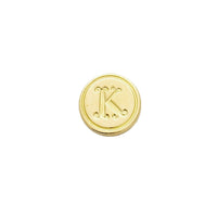 Brass Cerif Initial Wax Seal Stamp Gift Set kit with Gold Sealing Wax - Nostalgic Impressions