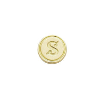 Brass Cerif Initial Wax Seal Stamp Gift Set kit with Gold Sealing Wax - Nostalgic Impressions