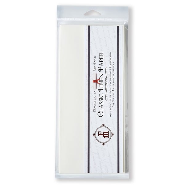 Classic Linen #10 Brilliant White Envelopes -10pk - Nostalgic Impressions