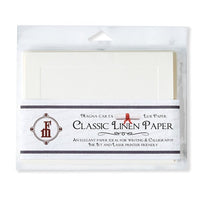 Classic Linen Fold-Over Note Card Set with Envelopes - Nostalgic Impressions