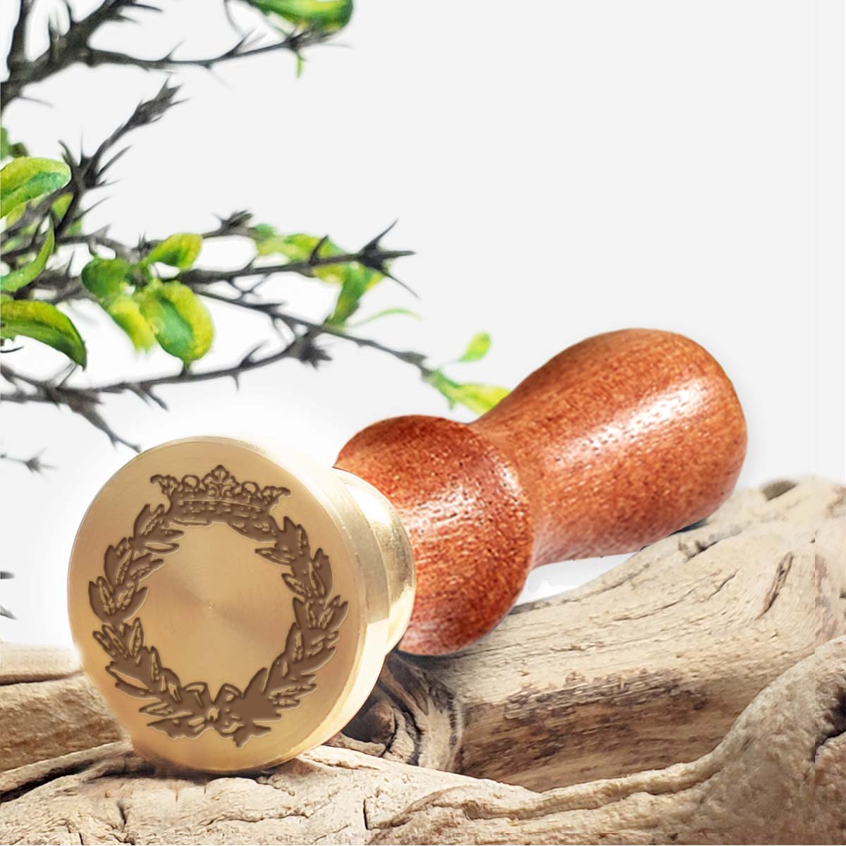 Borders Wax Seal Stamps with Rosewood Handle - Multiple Design Options - Nostalgic Impressions