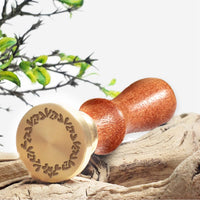 Borders Wax Seal Stamps with Rosewood Handle - Multiple Design Options - Nostalgic Impressions