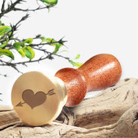 Hearts Love & Romance Wax Seal Stamps with Rosewood Handle - Multiple Design Options - Nostalgic Impressions
