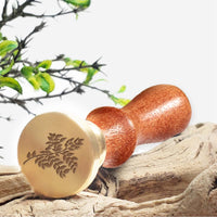 Botanicals Flowers & Trees Wax Seal Stamps with Rosewood Handle - Multiple Design Options - Nostalgic Impressions
