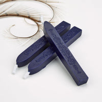Navy Blue Flexible Premium Sealing Wax-Pack of 3 sticks - Nostalgic Impressions