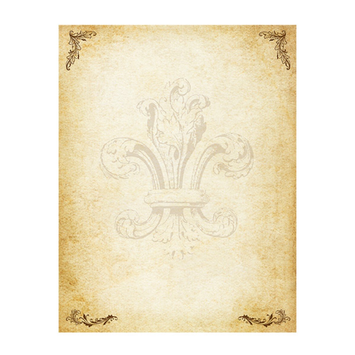 Parchment Stationery Vintage Design Boxed Gift Set -20/10 with Personalization option - Nostalgic Impressions
