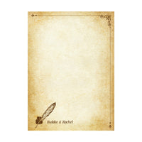 Parchment Stationery Vintage Design Boxed Gift Set -20/10 with Personalization option - Nostalgic Impressions