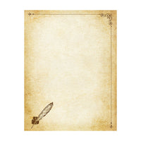 Parchment Stationery Vintage Design Boxed Gift Set -20/10 with Personalization option - Nostalgic Impressions